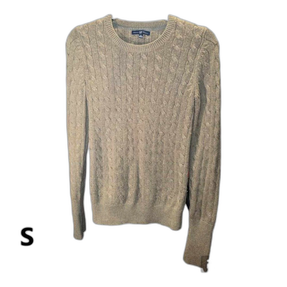 Women's brown Sweater Knotted Top Winter Attire size small gap
